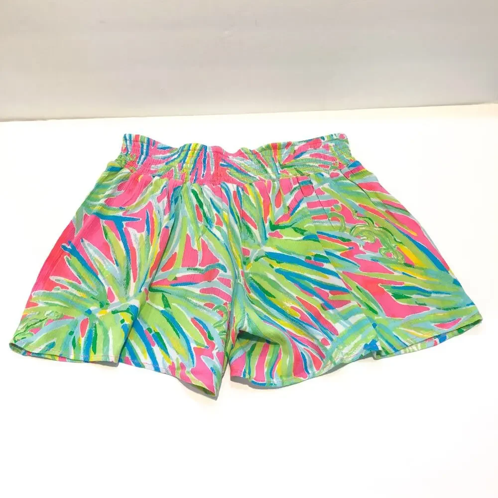 Lilly Pulitzer Kat Shorts Tiki Pink Pull On Shorts